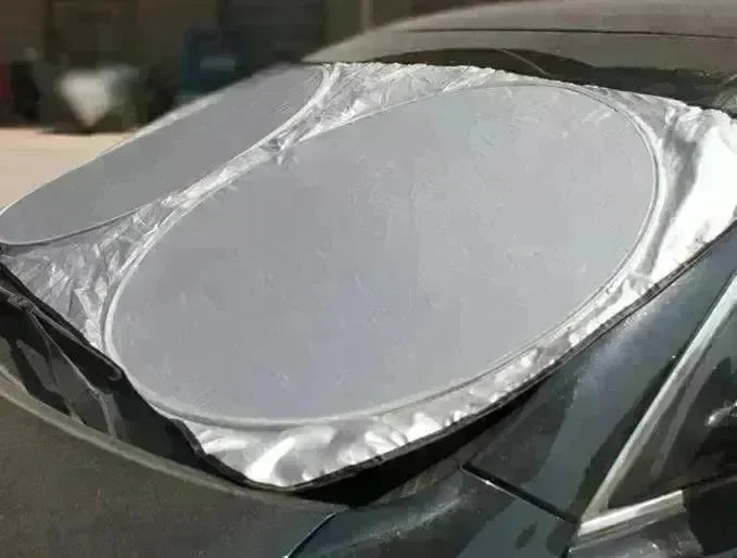 Sun block coated silver cloth material double circle - EX-STOCK CANADA