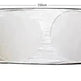 Sun block coated silver cloth material double circle - EX-STOCK CANADA