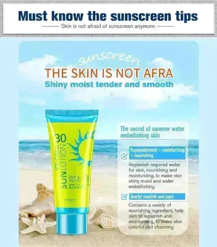 Sunscreen Cream Protetor Facial Cream Sunscreen Clear Moisturizing Lotion - EX-STOCK CANADA
