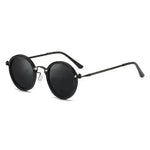 Sunscreen Retro Style Round Frame Metal Sunglasses - EX-STOCK CANADA