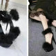 Super High Heel Plush Sandals Women's Thin Heel - EX-STOCK CANADA