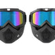 Tactical goggles for motorcycle helmet - EX-STOCK CANADA