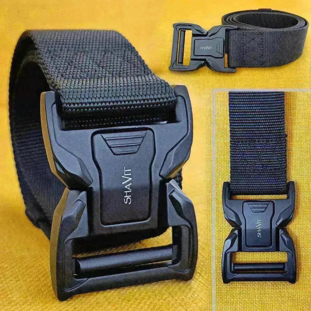 Tactical Military Belt For Men Hiking Rigger Nylon Web Casual Work HOMBRE Belt - EX-STOCK CANADA