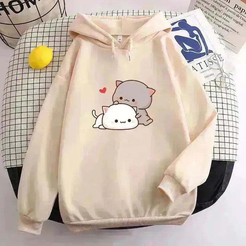 Teen's Candy Colors Cute Kawaii Loose Hoodie Sweater - EX-STOCK CANADA
