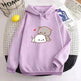 Teen's Candy Colors Cute Kawaii Loose Hoodie Sweater - EX-STOCK CANADA