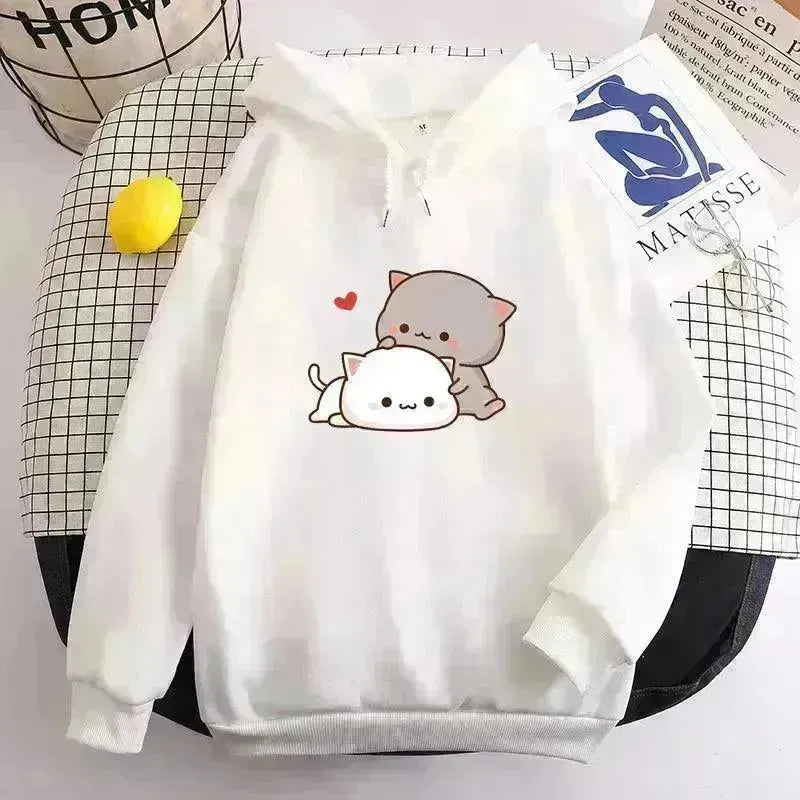 Teen's Candy Colors Cute Kawaii Loose Hoodie Sweater - EX-STOCK CANADA
