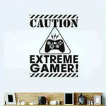The gamer's warning wall stickers - EX-STOCK CANADA