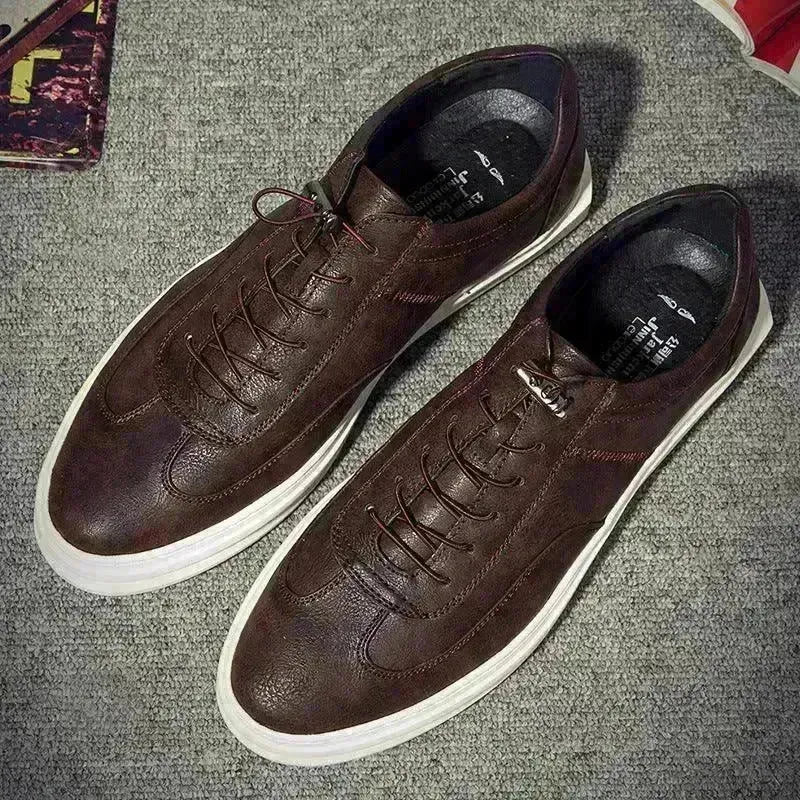 The new summer men's shoes shoes shoes all-match men casual white shoes shoes men's athletic shoes Le Fu - EX-STOCK CANADA
