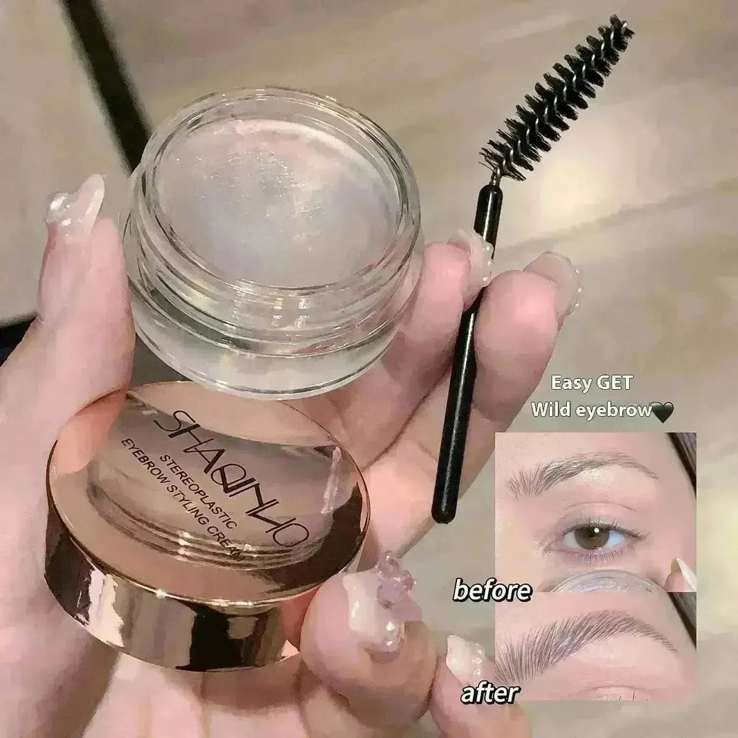 Three-dimensional Eyebrow Shaping Hair Styling Cream Waterproof Quick-drying Long-lasting Eyebrow Gel European And American Wild Eyebrow - EX-STOCK CANADA