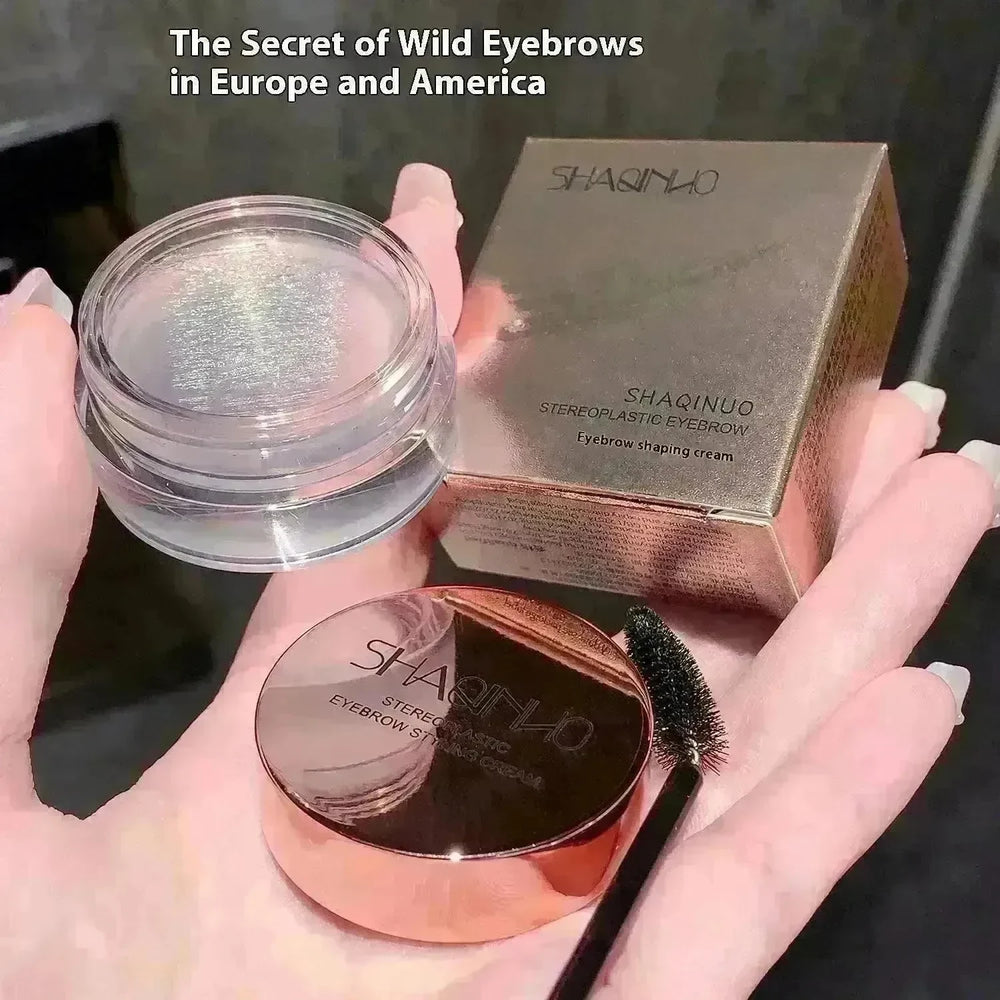 Three-dimensional Eyebrow Shaping Hair Styling Cream Waterproof Quick-drying Long-lasting Eyebrow Gel European And American Wild Eyebrow - EX-STOCK CANADA