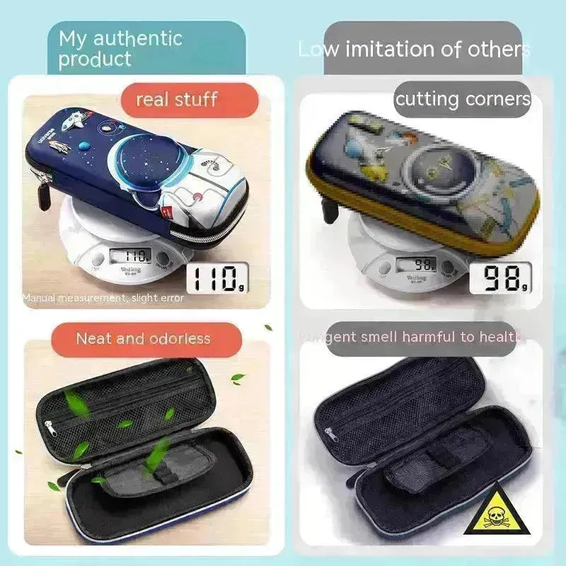 Three-dimensional Pencil Case Primary School Kindergarten Cartoon Large Capacity Pencil Case Pencil Box - EX-STOCK CANADA