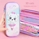 Three-dimensional Pencil Case Primary School Kindergarten Cartoon Large Capacity Pencil Case Pencil Box - EX-STOCK CANADA