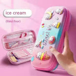 Three-dimensional Pencil Case Primary School Kindergarten Cartoon Large Capacity Pencil Case Pencil Box - EX-STOCK CANADA
