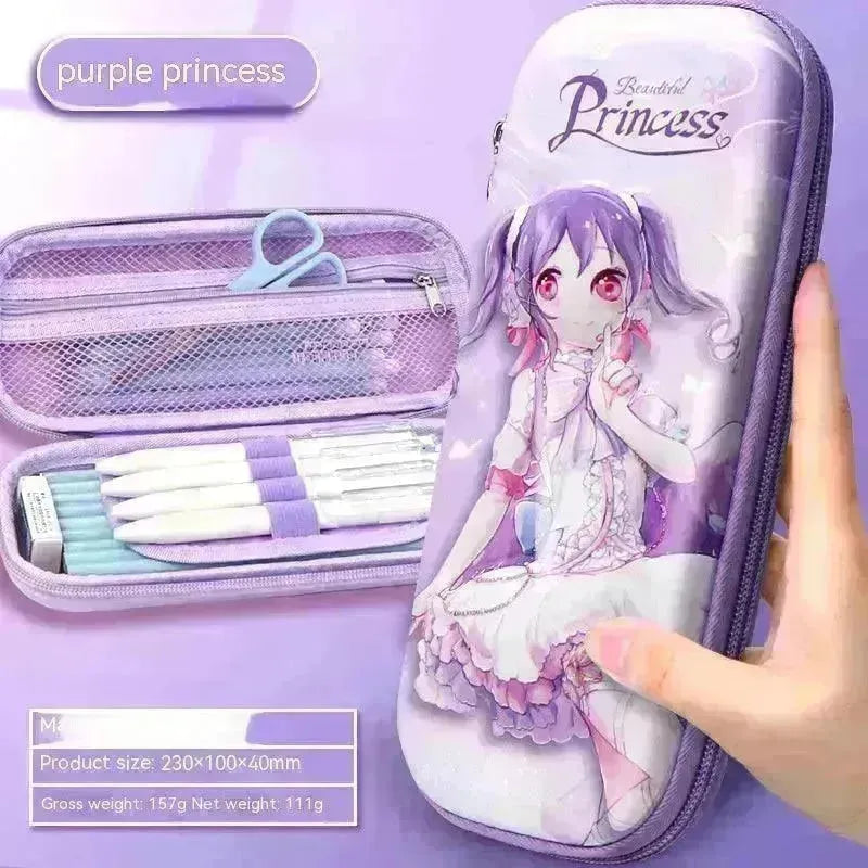 Three-dimensional Pencil Case Primary School Kindergarten Cartoon Large Capacity Pencil Case Pencil Box - EX-STOCK CANADA