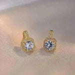 Three-piece Fashion Micro Inlaid Zircon Suit Women Necklace Earring Ring - EX-STOCK CANADA