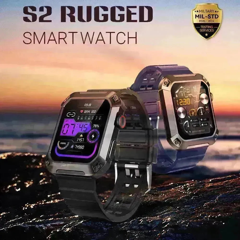 Three-proof Heart Rate And Blood Pressure Sport Mode Smart Watch - EX-STOCK CANADA