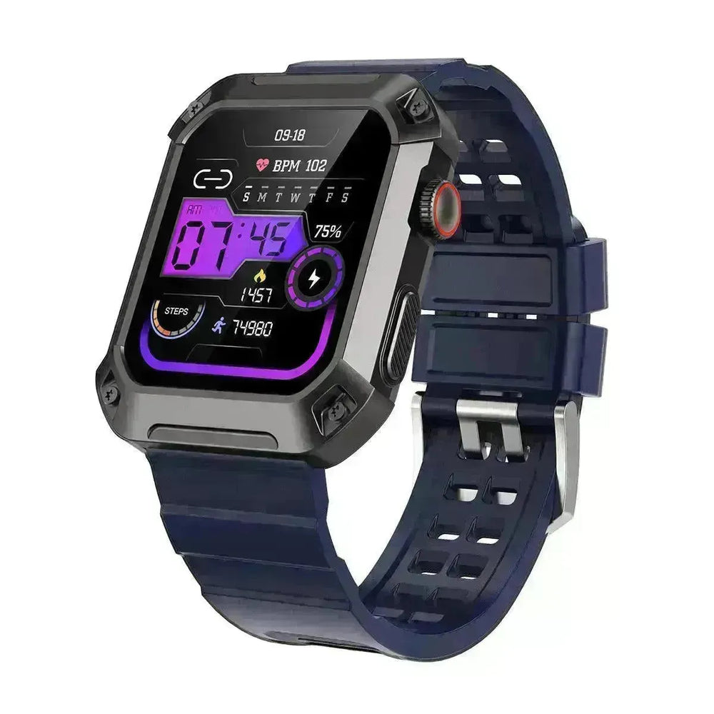 Three-proof Heart Rate And Blood Pressure Sport Mode Smart Watch - EX-STOCK CANADA