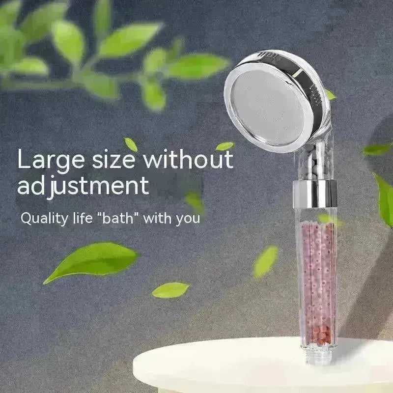 Three-speed Anion Supercharged Filtering Shower Head Nozzle - EX-STOCK CANADA