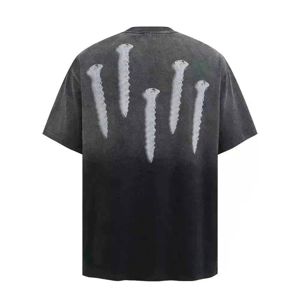Tie-dye Gradient Dirty Short Sleeve - EX-STOCK CANADA