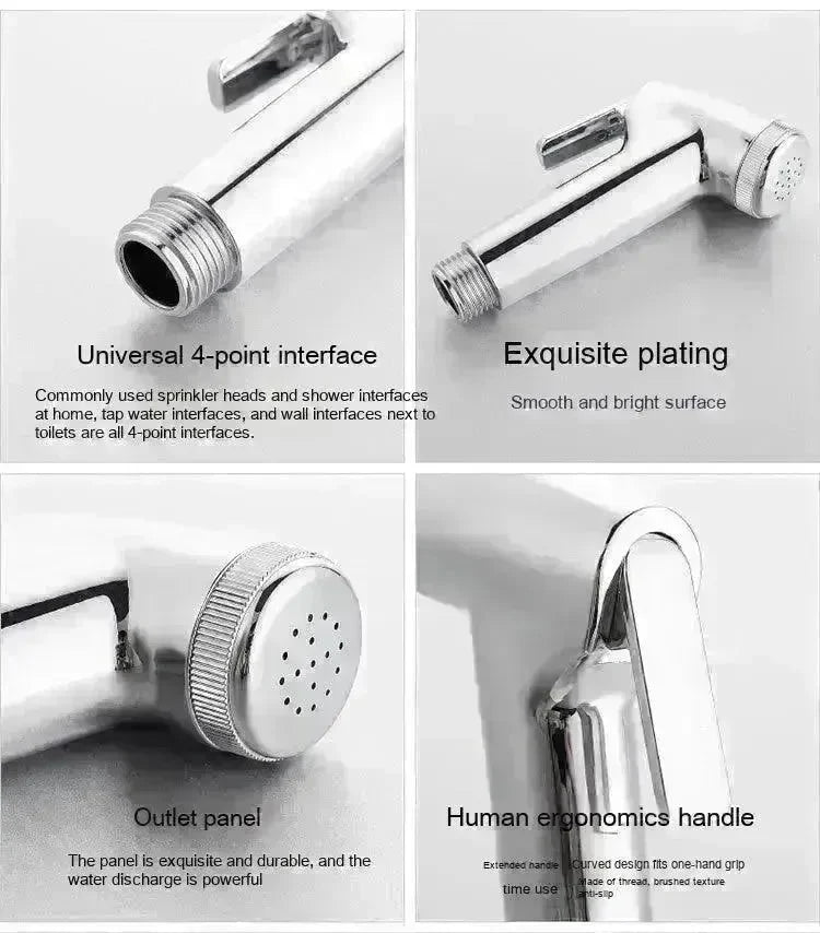 Toilet Spray Cleaner ABS Plastic Body Washing Nozzle Toilet Spray Gun Washer Suit - EX-STOCK CANADA