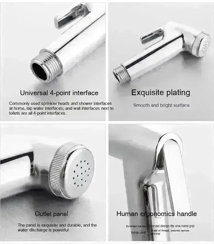 Toilet Spray Cleaner ABS Plastic Body Washing Nozzle Toilet Spray Gun Washer Suit - EX-STOCK CANADA