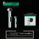 Toilet Spray Cleaner Plastic Electroplating Health Faucet Toilet Spray Gun - EX-STOCK CANADA