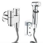Toilet Spray Cleaner Toilet Booster Spray Gun Double Control Angle Valve Brass Faucet - EX-STOCK CANADA