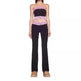 Top Bootleg Pants Suit Two-piece Set - EX-STOCK CANADA
