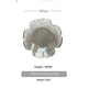 Traditional Japanese Style Hammer Pattern Petal Glass Bowl Set - EX-STOCK CANADA