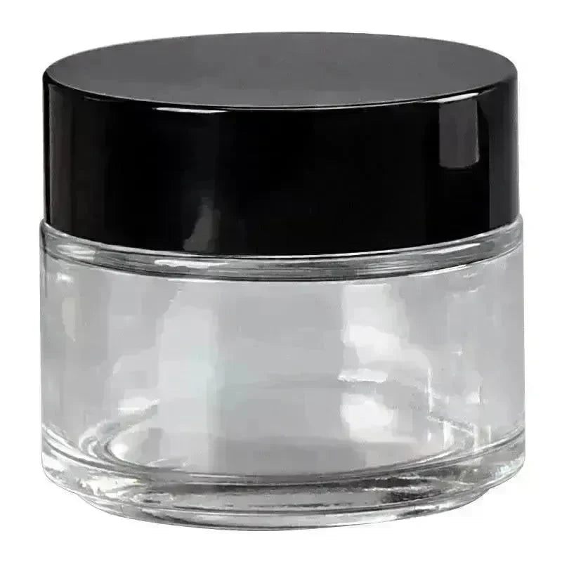 Transparent Face Cream Bottle Glass Cosmetics - EX-STOCK CANADA