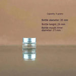 Transparent Face Cream Bottle Glass Cosmetics - EX-STOCK CANADA