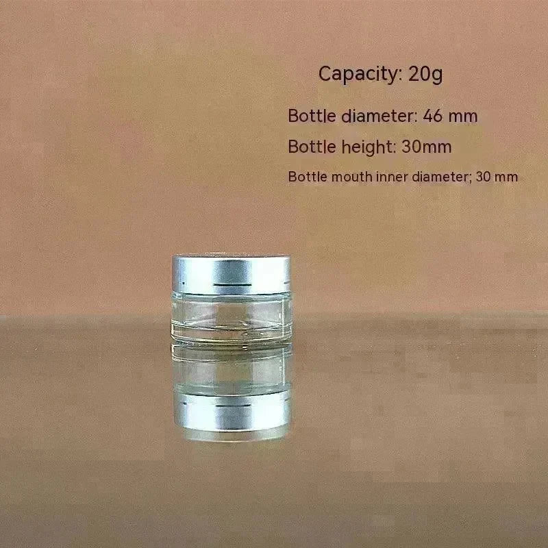 Transparent Face Cream Bottle Glass Cosmetics - EX-STOCK CANADA