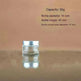 Transparent Face Cream Bottle Glass Cosmetics - EX-STOCK CANADA