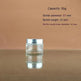 Transparent Face Cream Bottle Glass Cosmetics - EX-STOCK CANADA