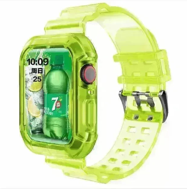 Transparent TPU Protective Candy Glacier One Smart Watch Strap Watch Band - EX-STOCK CANADA