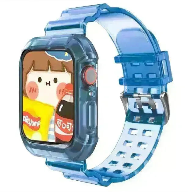 Transparent TPU Protective Candy Glacier One Smart Watch Strap Watch Band - EX-STOCK CANADA