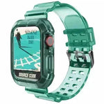 Transparent TPU Protective Candy Glacier One Smart Watch Strap Watch Band - EX-STOCK CANADA