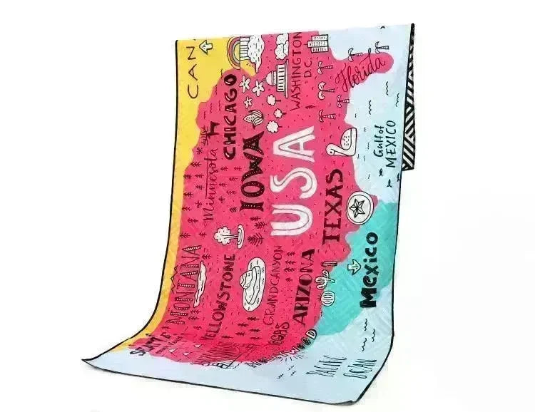 Travel Outdoor Sports Towel Beach Towel - EX-STOCK CANADA