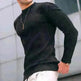 Trend Crew-neck Pullover Loose Knitted Long-sleeved Cotton Top - EX-STOCK CANADA