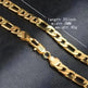 Trend Necklace Silver Painted 18k gold 8MM - EX-STOCK CANADA