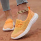 Trendy Lace-up Mesh Sneakers Fashion Sports Shoes Women Solid Cozy Flats Shoes sneakers for women - EX-STOCK CANADA