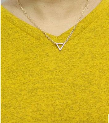 Triangle necklace - EX-STOCK CANADA
