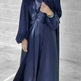 Turkey Dubai Fashion Solid Color Two-piece Set Dress Cardigan Suit - EX-STOCK CANADA