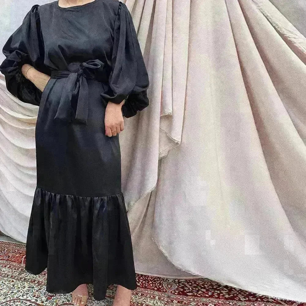 Turkey Dubai Middle East Women Kaftan Abaya Hijab Dress - EX-STOCK CANADA