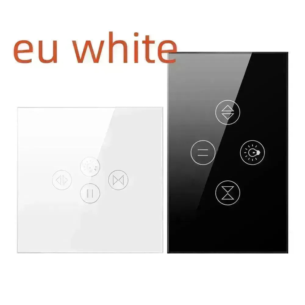 Tuya Smart WiFi Roller Shutter Curtain Light Wall Switch Voice Control Work With Alexa - EX-STOCK CANADA