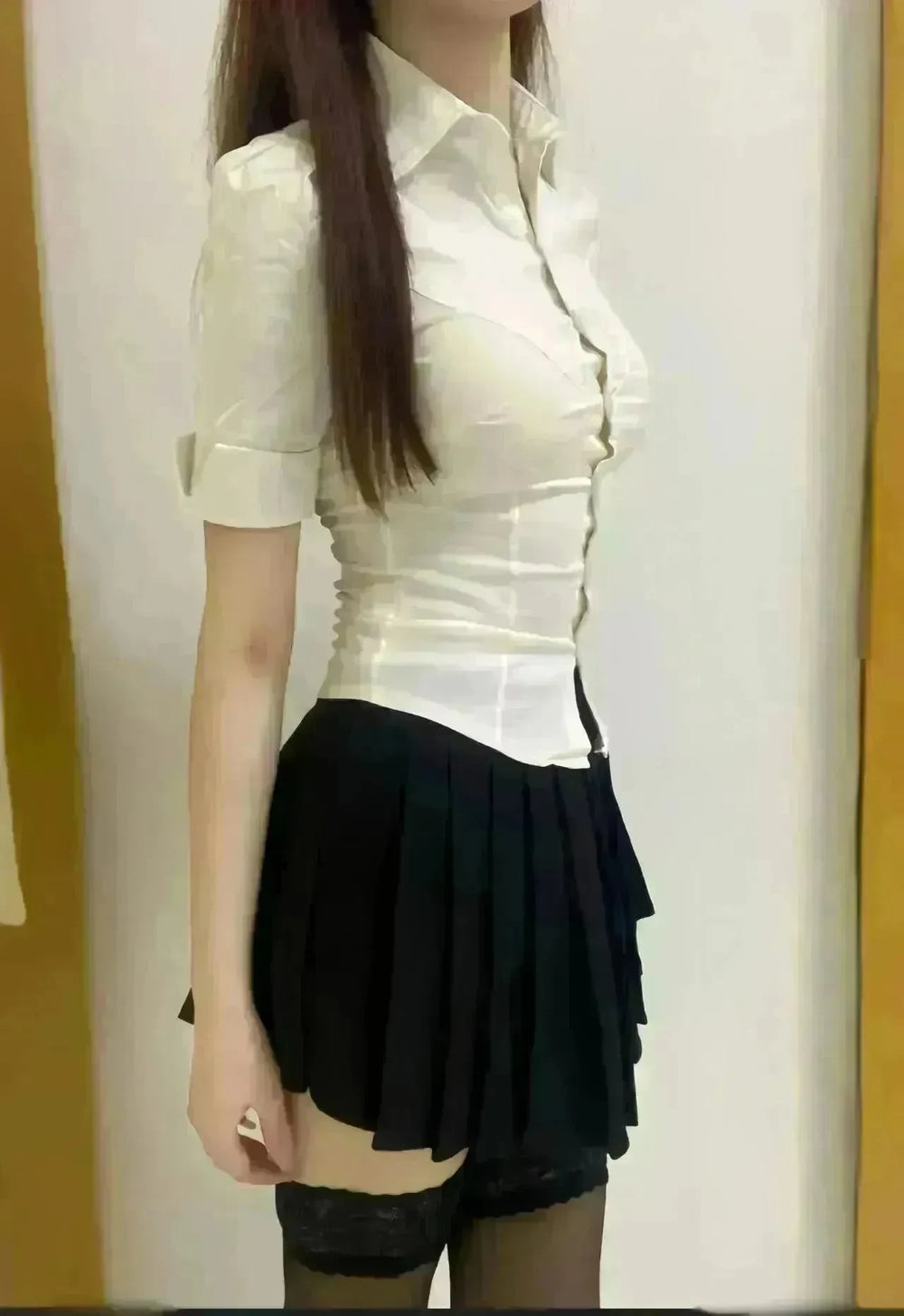 Uniform Slim Top Waist Elastic Women - EX-STOCK CANADA
