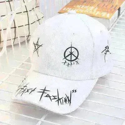 Unisex Casual Black And White Patchwork Hip Hop Fashion Hat - EX-STOCK CANADA