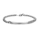 Unisex Titanium Steel Curved Plate Rose Gold Plated Bracelet - EX-STOCK CANADA