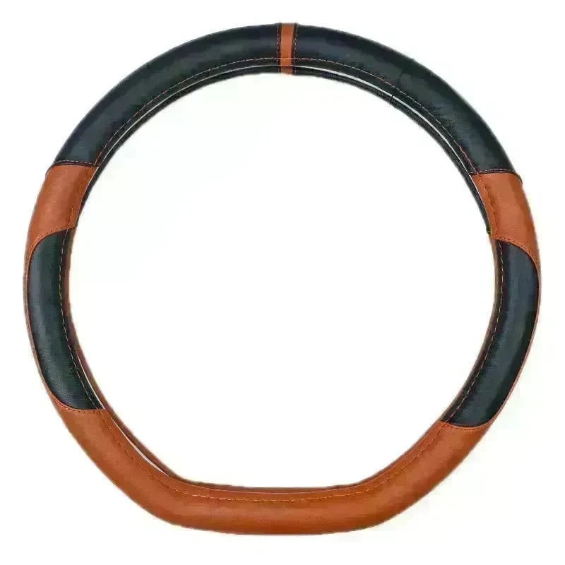 Universal Leather Steering Wheel Cover Suitable for the Four Season. - EX-STOCK CANADA