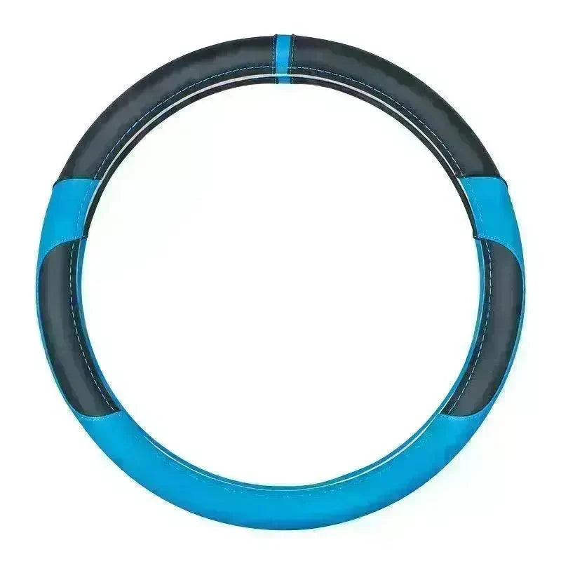 Universal Leather Steering Wheel Cover Suitable for the Four Season. - EX-STOCK CANADA